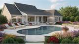 Rear with Pool