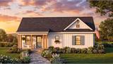Front View Sunset with Brown Accents