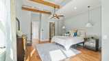 Master Bedroom with Natural Timber & Dropped Ceiling