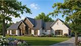Beautiful Ranch with Stone and Wood Exterior