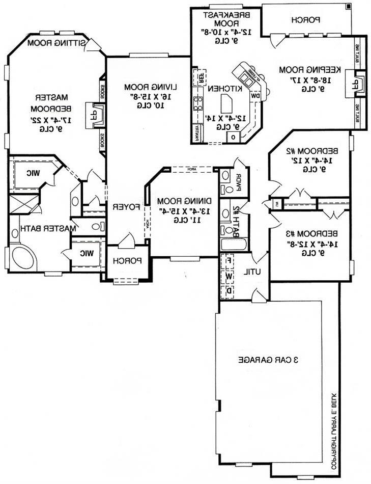 House Plan 2818 Belk Design and Marketing LLC Reversed